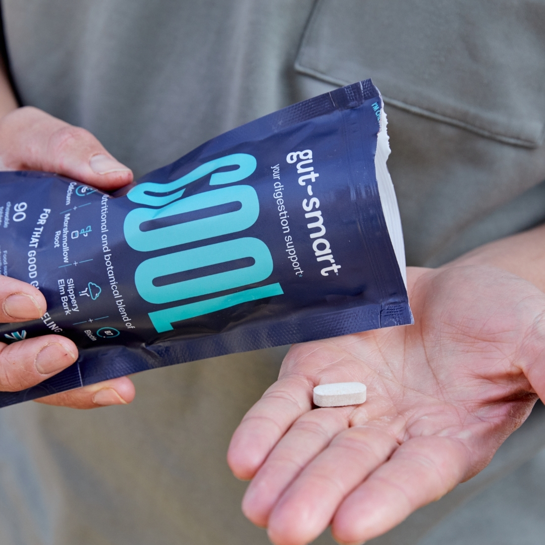 gut-smart heartburn relief vegan tablets